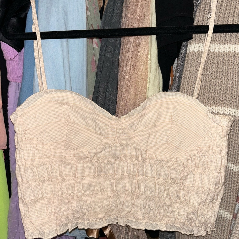 Zara crop tank top